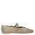 Kurt Geiger Wavy Mayfair Ballet leren ballerina’s met strass goud