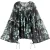 Scotch & Soda Printed Fil Coupe Top Nieuw Blossom Print Park Green