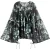 Scotch & Soda Printed Fil Coupe Top Nieuw Blossom Print Park Green