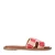 Sacha slipper beige/rood