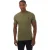 Aquascutum Heren London Borstlogo Crew Neck T-Shirt (Groen/Marineblauw)