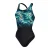 Speedo Dames/Dames Plaatsing Digitaal Eendelig Zwempak (ZWART/BLAUW)