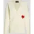 Karl Lagerfeld Cannoli Cream Hearts Cardigan