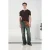 Slim Fit Crew Neck Katoenen T-Shirt met Knopdetail
