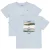 LEVV Little T-shirt met backprint lichtblauw