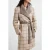 French Connection Fran Wool Ls Belted Coat Brown