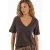 V-hals Effen Regular Fit Katoenen T-shirt