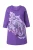 Ulla Popken Shirt  lila / wit