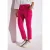 Street One Dames 7/8 satijnen broek in Pink
