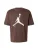 Jordan Shirt  chocoladebruin / wit