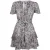 Reiss Marlen-animal Dress Ivory