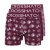 Crosshatch Heren Hovland Boxershorts (Verpakking van 3) (Prune)