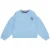 Tumble ’n Dry sweater met borduursels en backprint – blauw