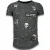 Local Fanatic Longfit asymmetric embroidery t-shirt patches