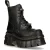 New Rock zwart lederen gevechtstorenlaarzen – M-NEWMILI083-S21