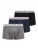 BOSS Boxershorts ‘Responsible’  donkerblauw / grijs / zwart / wit