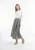 Dreimaster Maxi rok Dames zwart wit