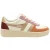 Gola Grandslam Quadrant leren sneakers wit/roze