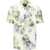 No Excess Shirt Short Sleeve Revers Collar Allover Printed With Linen