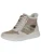 CAPRICE Sneakers hoog  donkerbeige / goud / wit