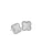 Lenoites Oorbellen ‘Four-leaf Clover 3’  grijs / zilver
