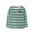 NAME IT MINI aansluitende gestreepte longsleeve – groen