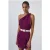 IRO Paris Nairobi Leather Dress In Purple