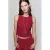 Mango cropped top rood