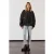 Mikuta The Black Sparkly Tweed Bomber Jacket