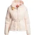 Parajumpers Kun Blush Witte Gewatteerde Jas met Capuchon