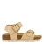 Graceland leren sandalen goud