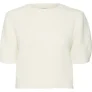 Vero Moda vmnovah ss o-neck puff pullover ga 10320494 birch