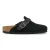 Suede leren clogs voor dames Birkenstock Boston Braided
