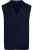 MAERZ Superwash Vest donkerblauw, Effen