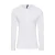 Premier Dames/Dames Long John Effen Rol Mouw T-shirt (Wit)