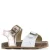 Shoesme suède sandalen rosé/zilver