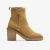 Cassiano Ritssluiting Enkelboot Lichte Tan Suède Boots