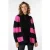 EsQualo Cardigan Striped Black / Pink