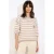 LOLALIZA gestreepte trui beige gebreid