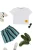 For You Moda Set  nachtblauw / geel / smaragd / wit