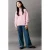 Mango Kids rechtvallende sweater met backprint – roze