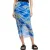 AllSaints Nora Inspiral Skirt Electric Blue