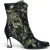 Laura Vita Gothic Victoriaanse groene leren veterlaarzen met hakken – Oanelo-03