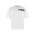 Off White Heren Shred Skater T-Shirt (Wit, Zwart)