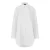 Boss Damesoverhemd met bandkraag, oversized model en lange mouwen (Wit)