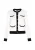 DreiMaster Maritim Gebreid vest  zwart / offwhite