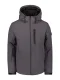Capuchon jacket met gecoat stof