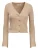 Influencer Gebreid vest  beige