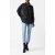 French Connection Lurex Georgette Ls Popover Black
