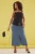 Trendyol Curve Dames Zwart Effen Mouwloos Getailleerd Grote maten Blouses